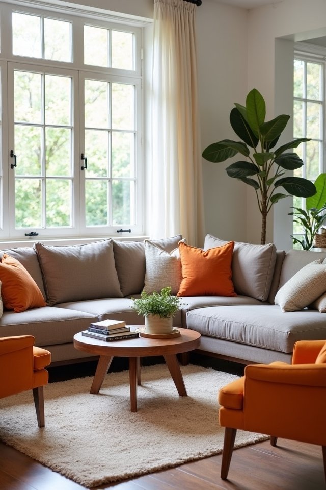 accent chairs enhance sectional balance