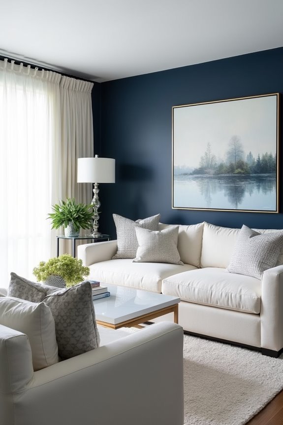 accent walls enhance living spaces