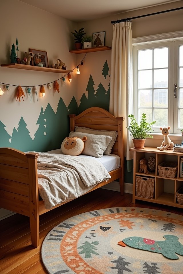 adventure inspired woodland decor
