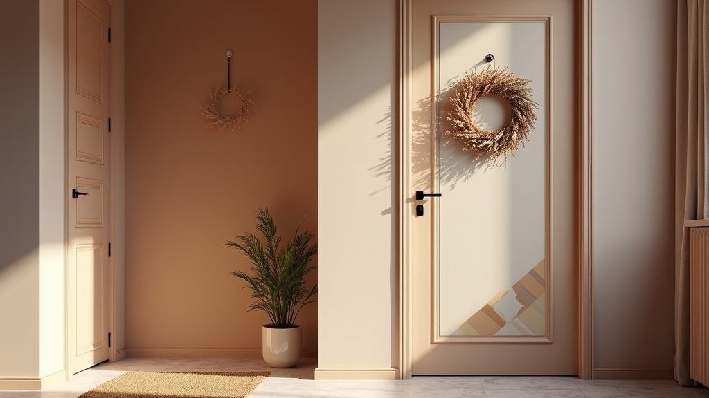 aesthetic bedroom door decor