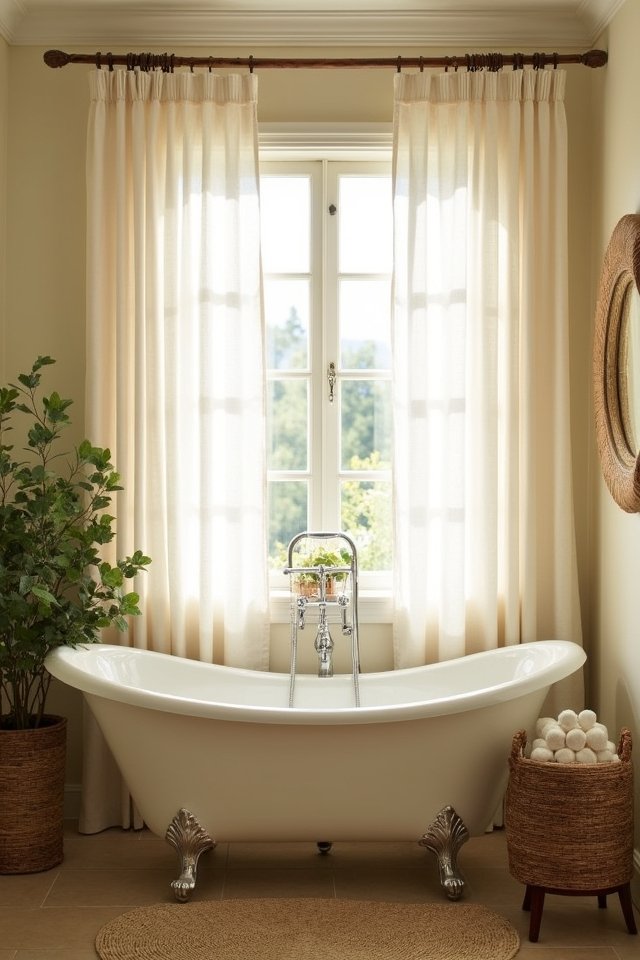 airy linen drapes upgrade ambiance