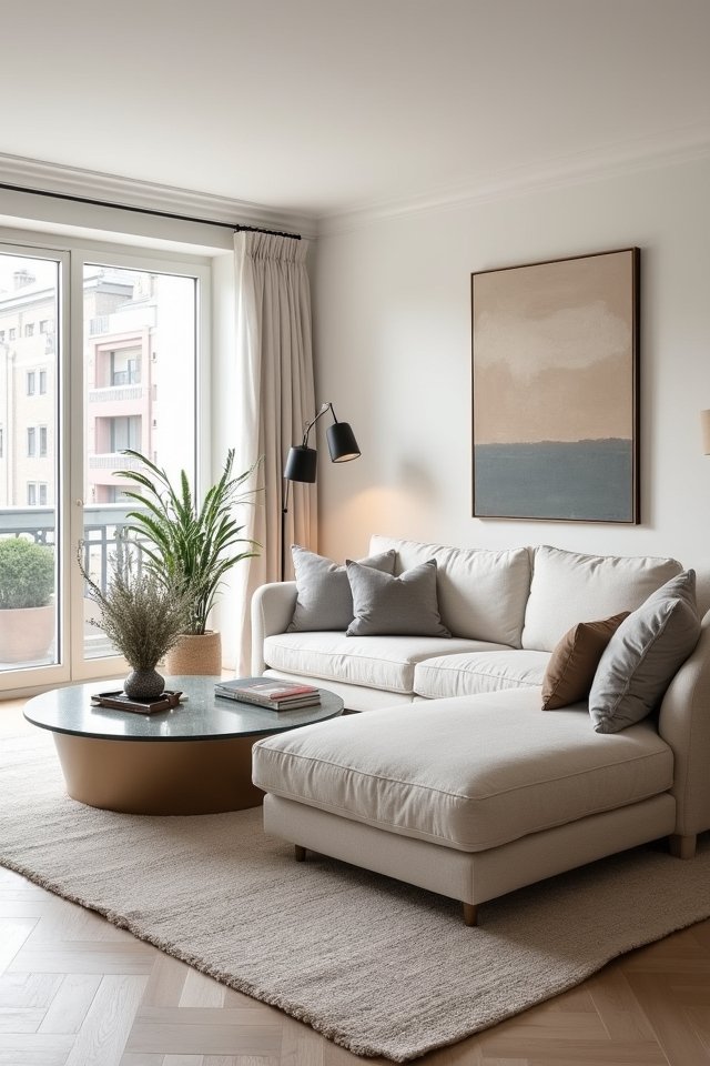 airy neutral living room