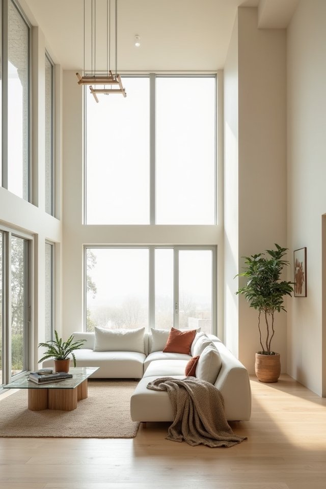 airy oasis living room