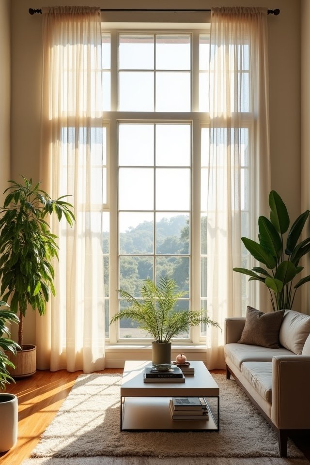 airy sheer curtain charm