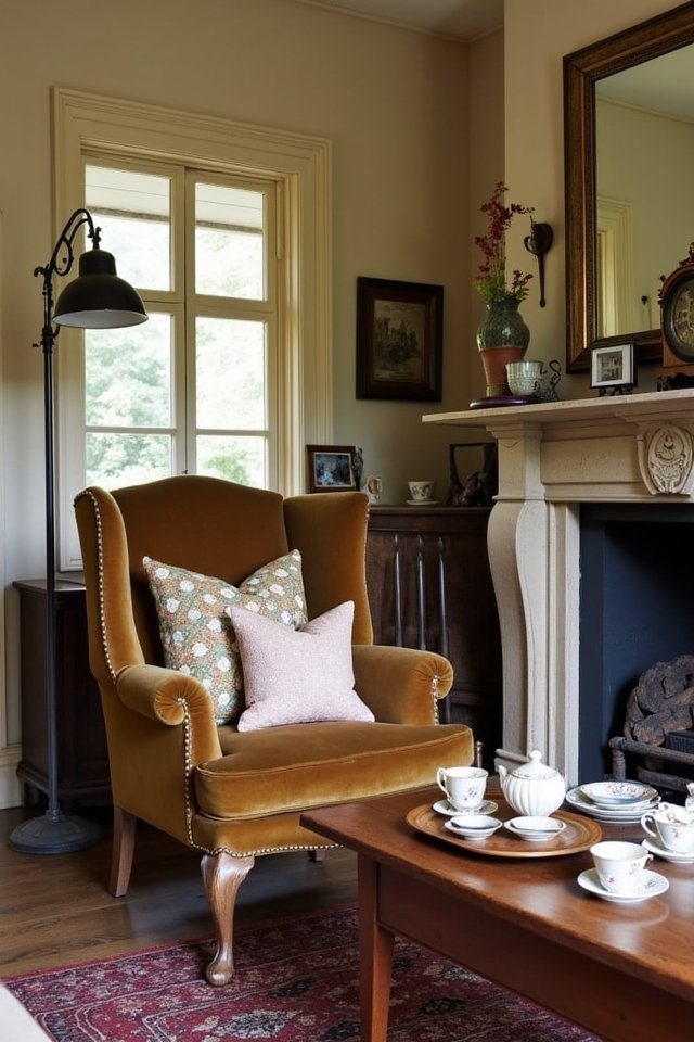 antique charm for living room