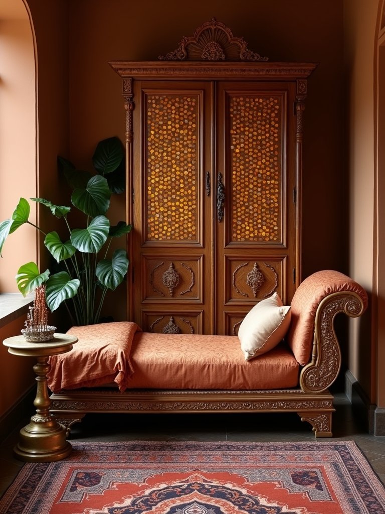 antique furniture adds charm
