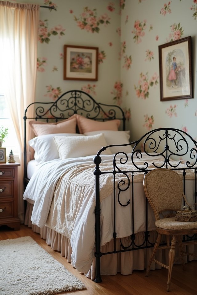 antique inspired metal beds