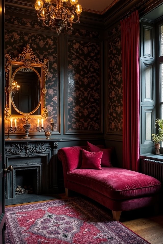 antique mirrors enhance space
