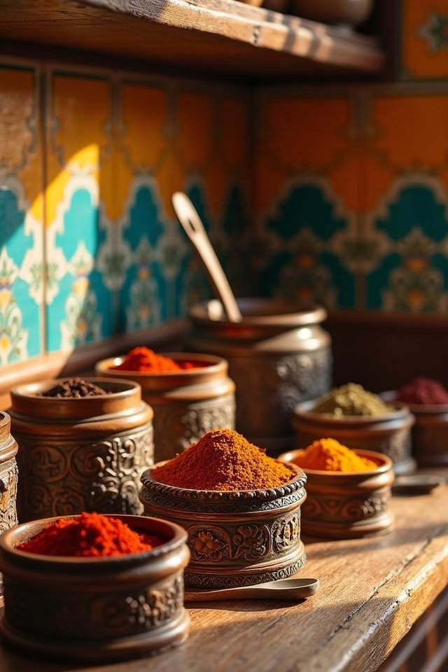 antique spice box charm