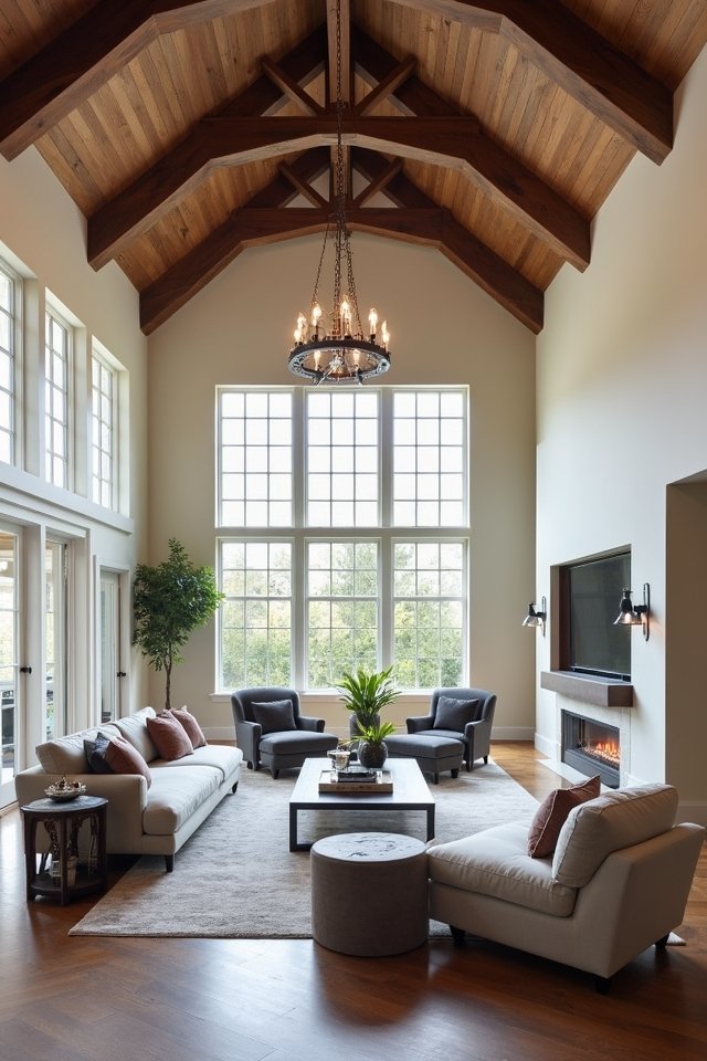 architectural beams enhance charm