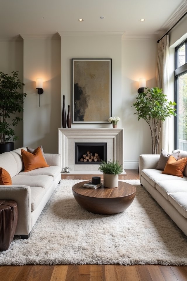 area rugs define spaces