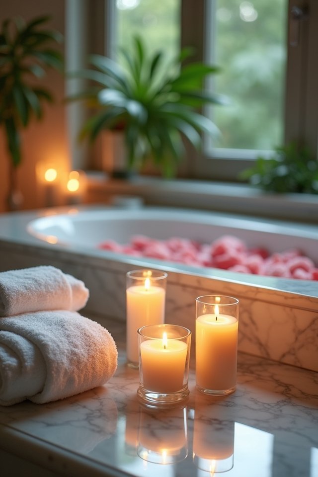 aromatic bathroom relaxation essentials
