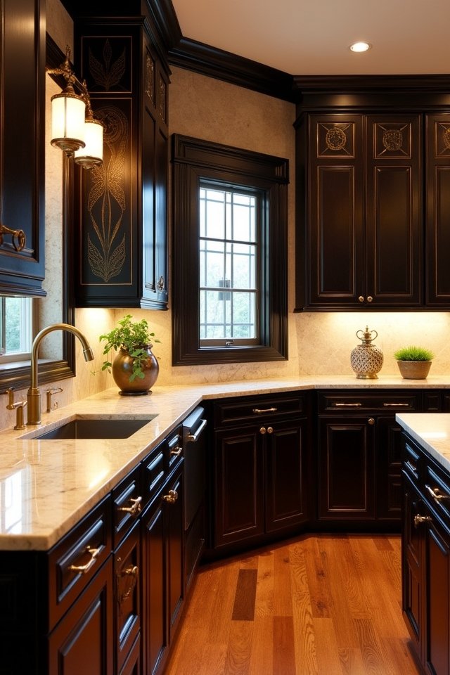 art deco kitchen elegance