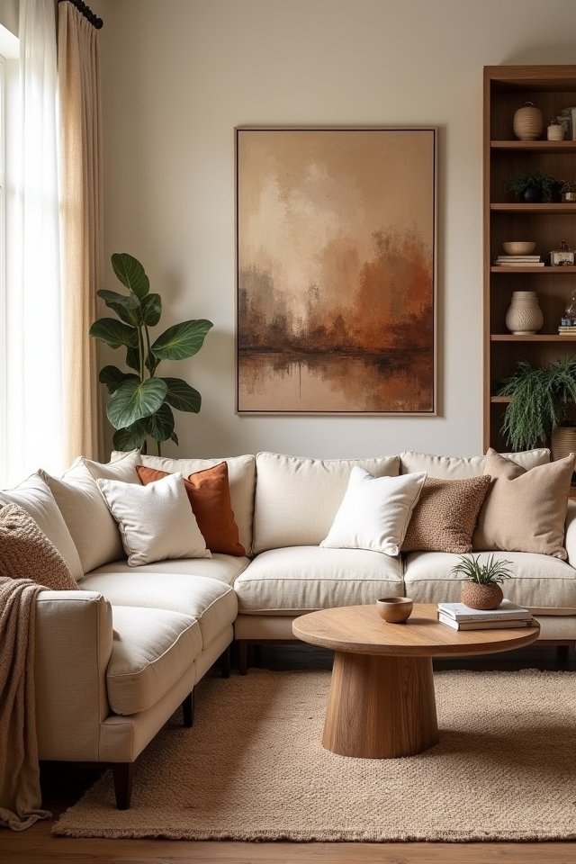 art enhances cozy aesthetics