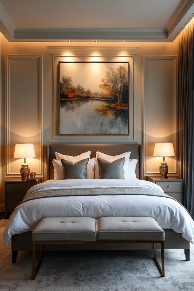 art transforms bedroom aesthetics