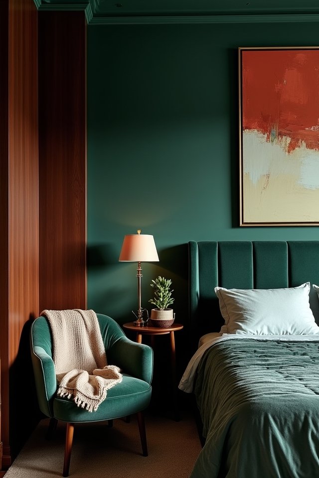 art transforms bedroom ambiance