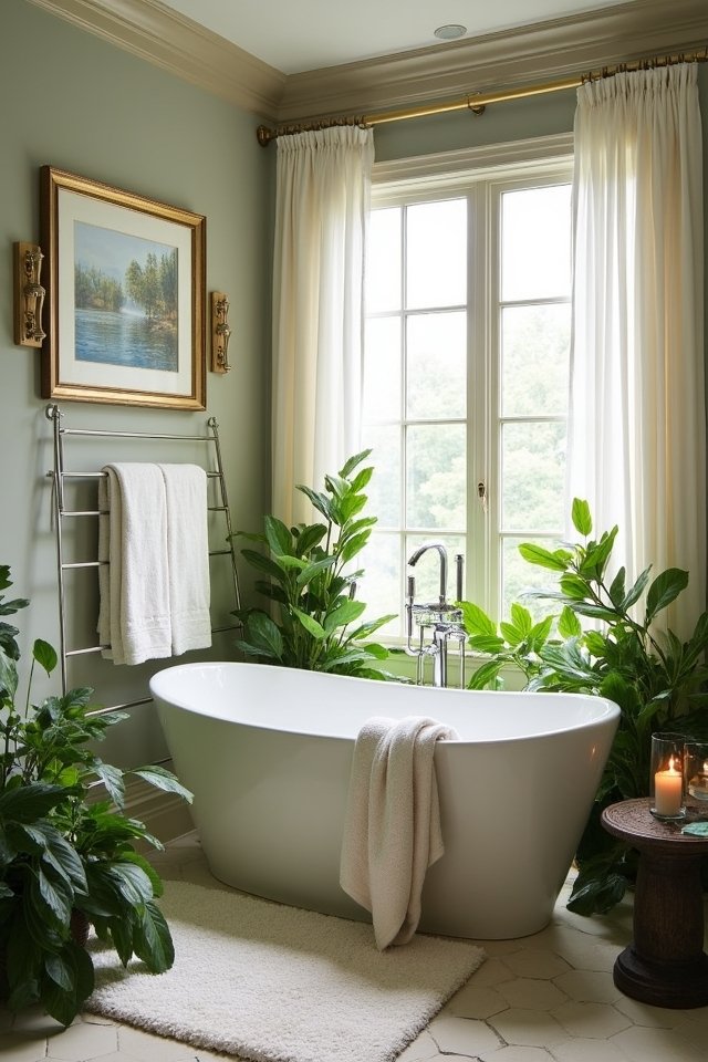 artful personal bathroom decor