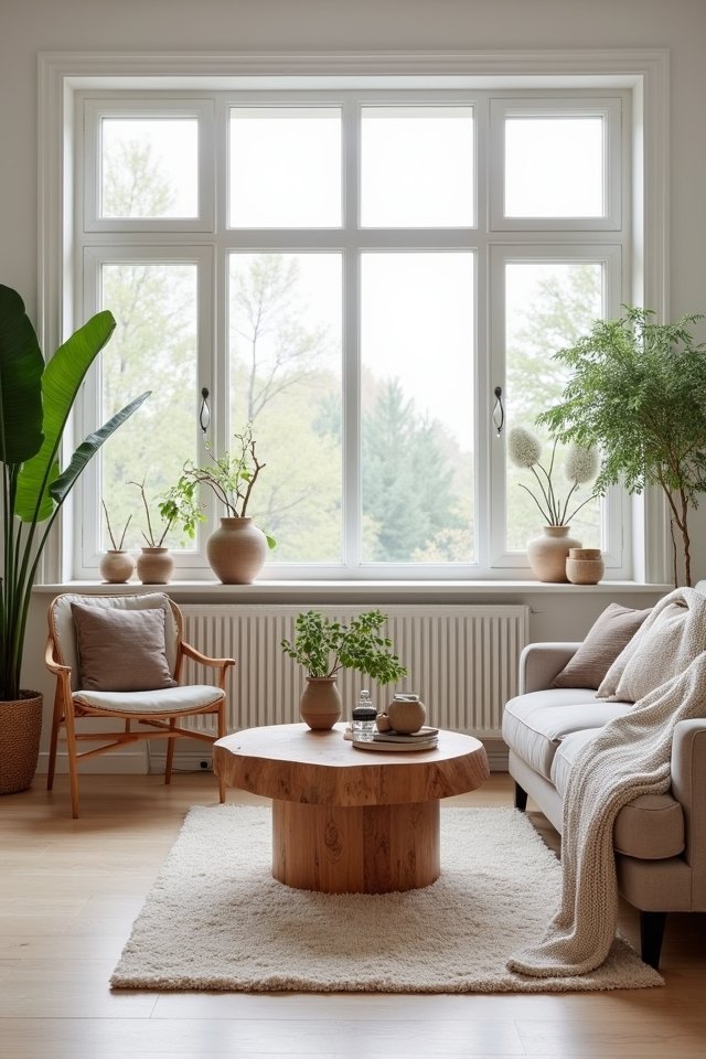 artisanal scandinavian living room