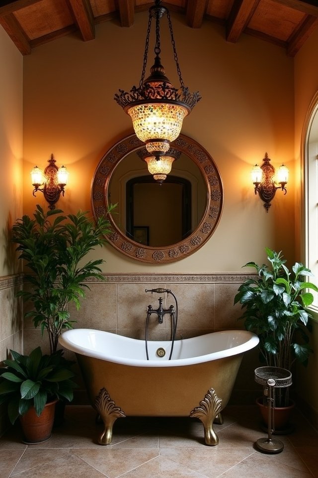 artistic bathroom light fixtures