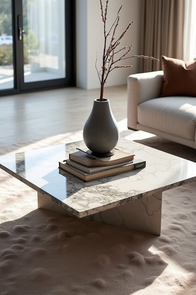 artistic designer coffee table