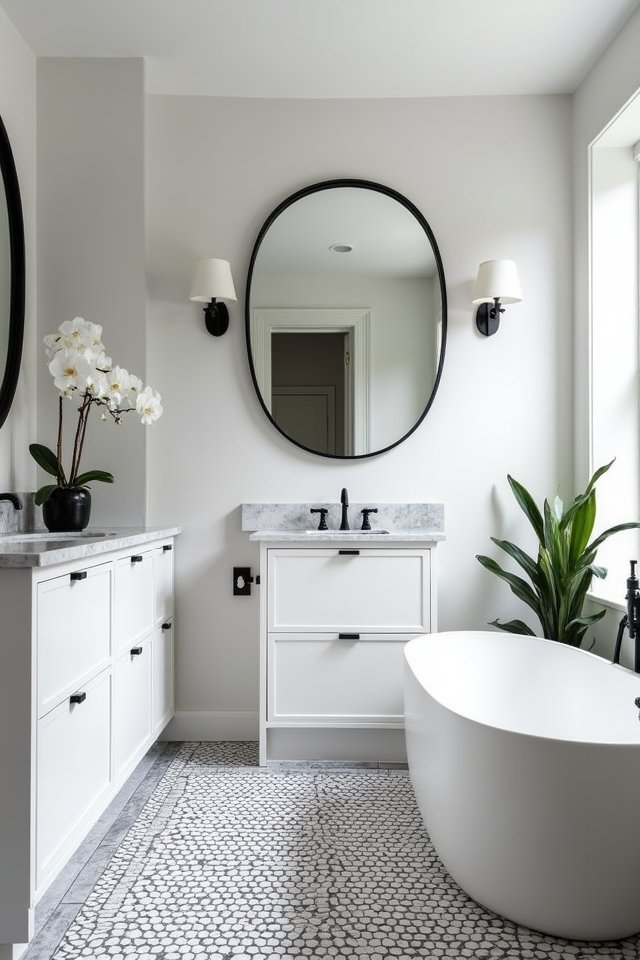 artistic framed mirror ideas
