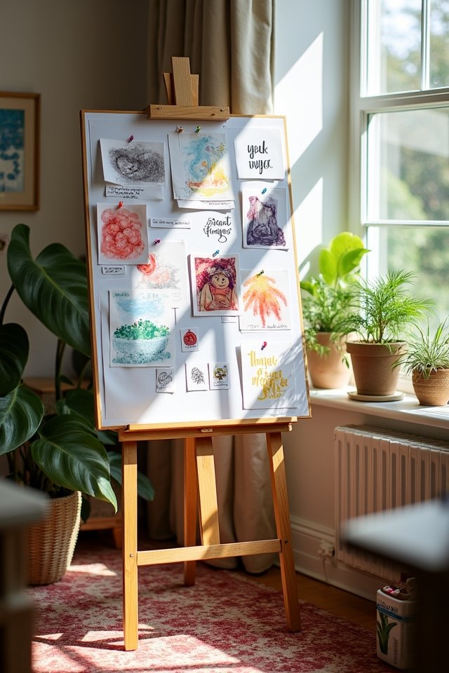 artistic inspiration sketch board