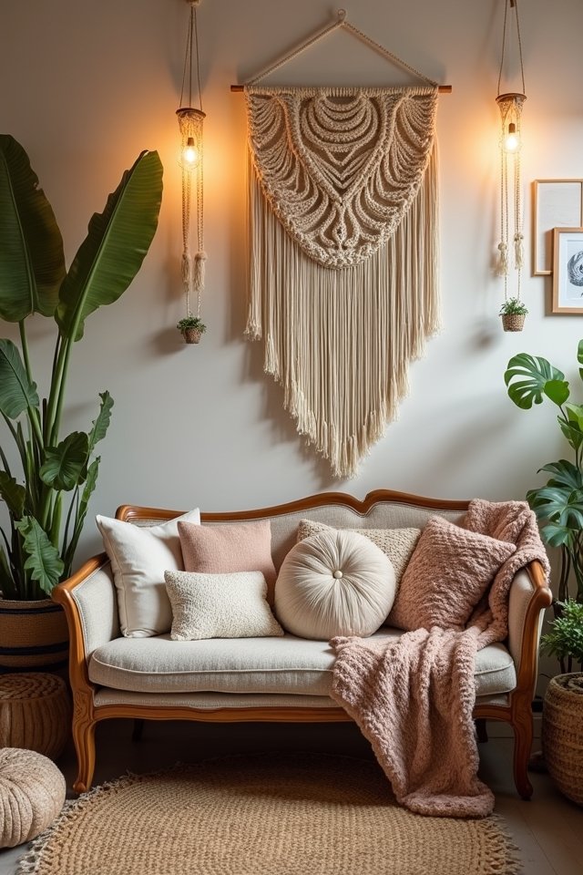 artistic macram wall hangings