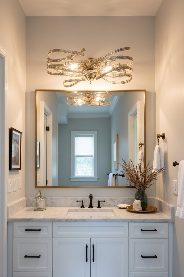 artistic sculptures enhance bathrooms