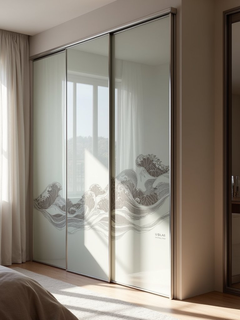 artistic sliding wardrobe designs