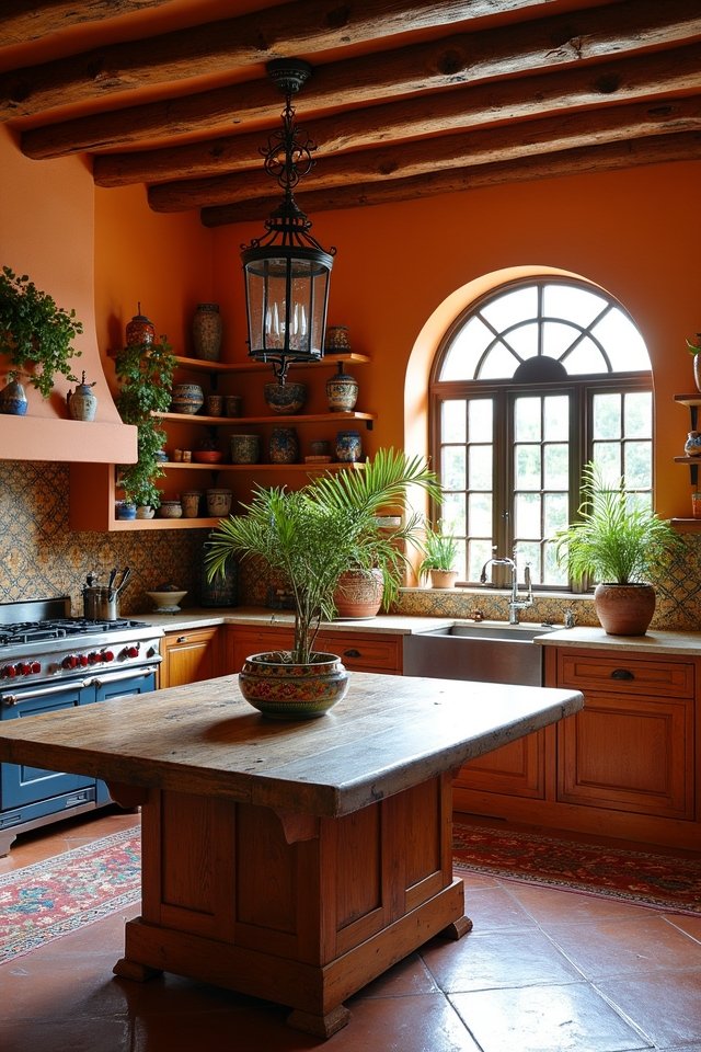 artistic spanish kitchen elements