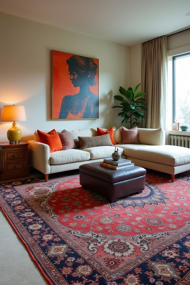 artistic statement rugs transform spaces