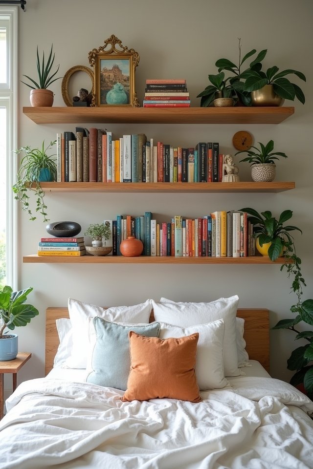 artistic wall mounted book displays