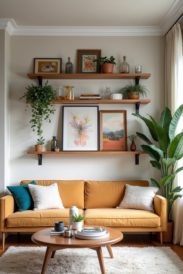 artistic wall shelving ideas