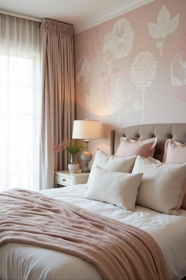 artistic wall stenciled designs