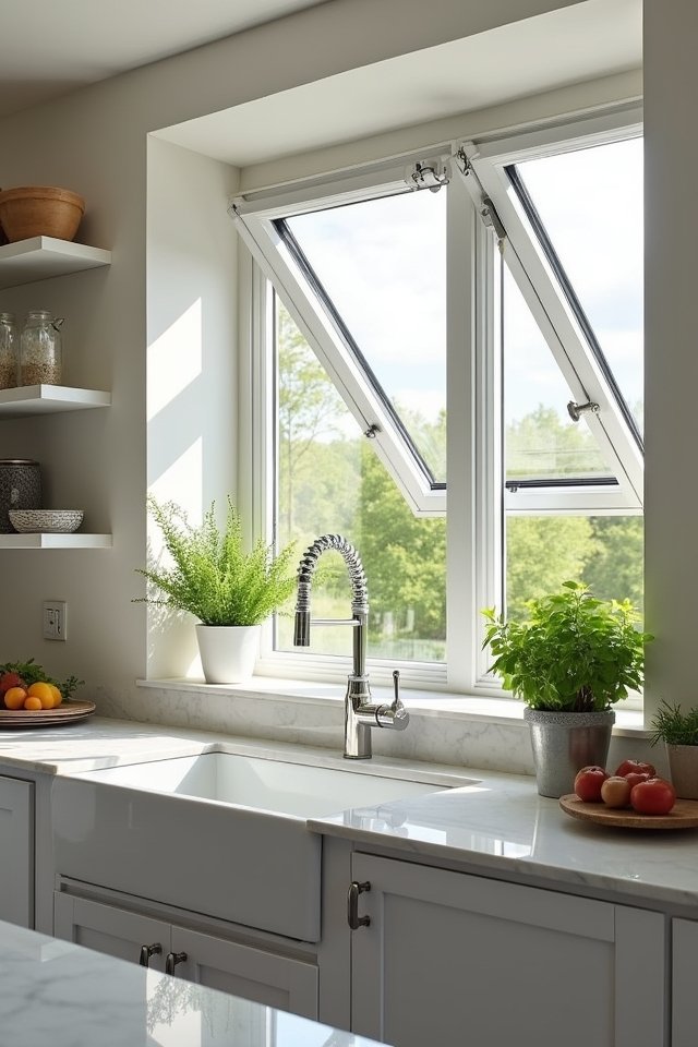 awning windows enhance kitchens