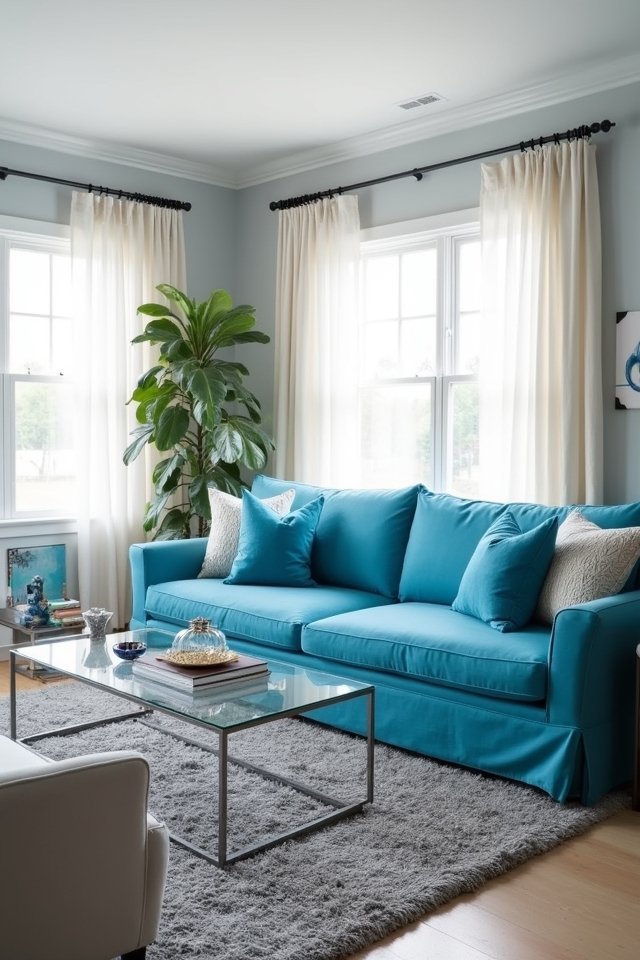 azure and gray harmony