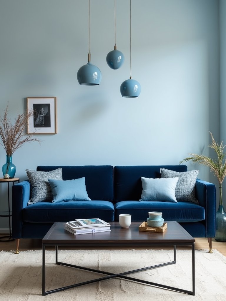 baby blue lighting fixtures