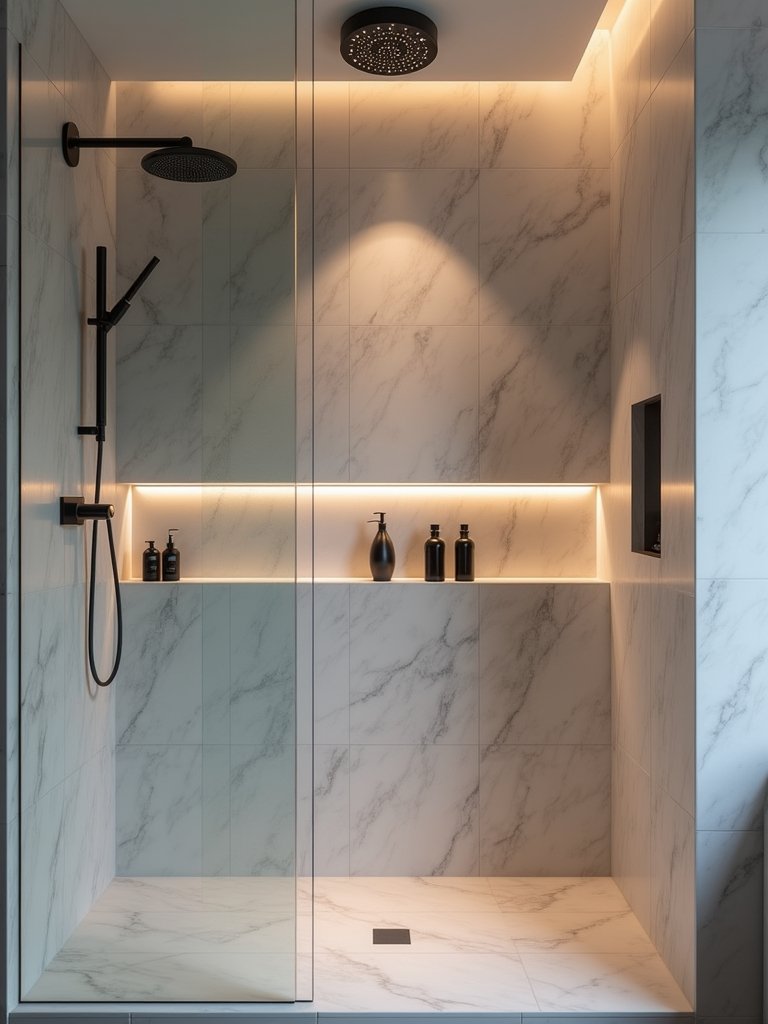 backlit bathroom ambiance ideas