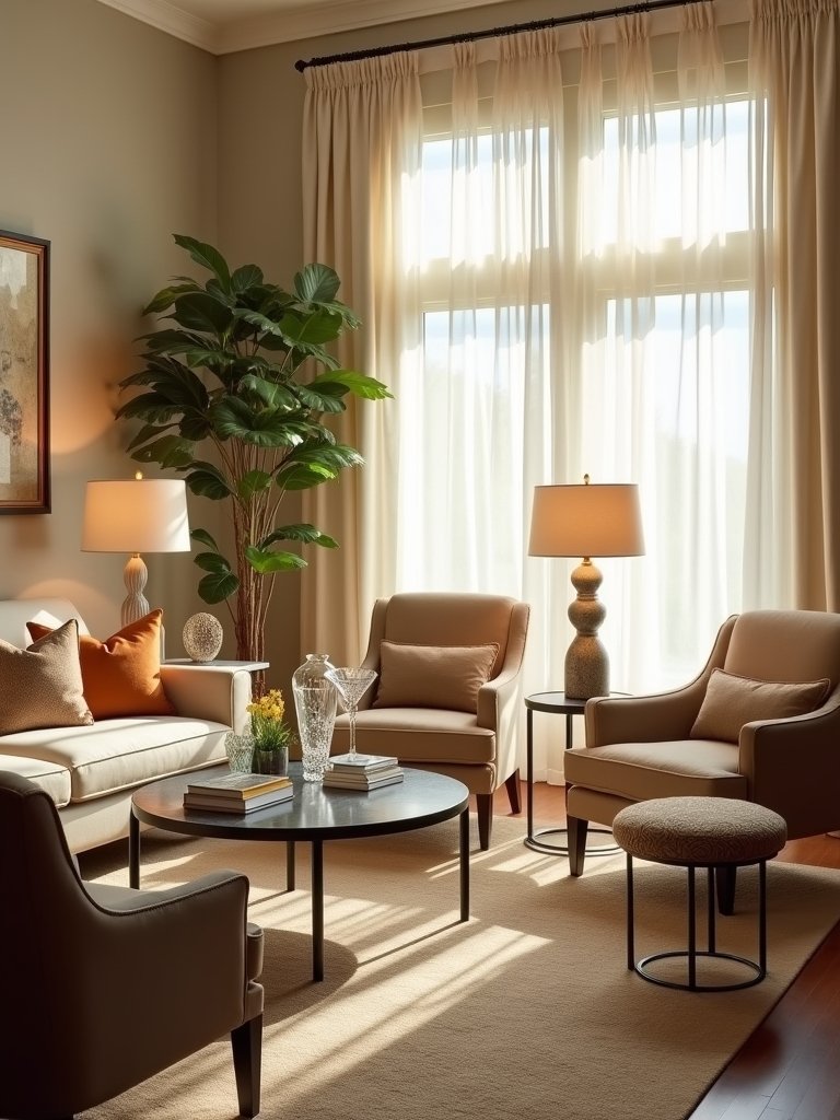 balanced and inviting lighting