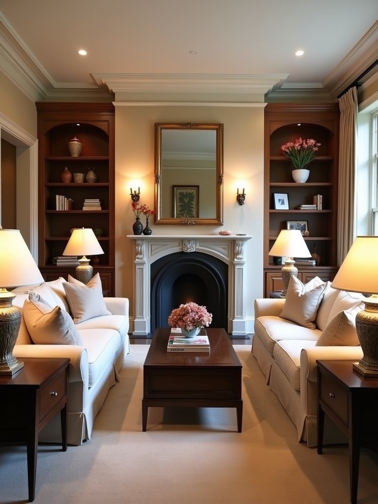 balanced living room design