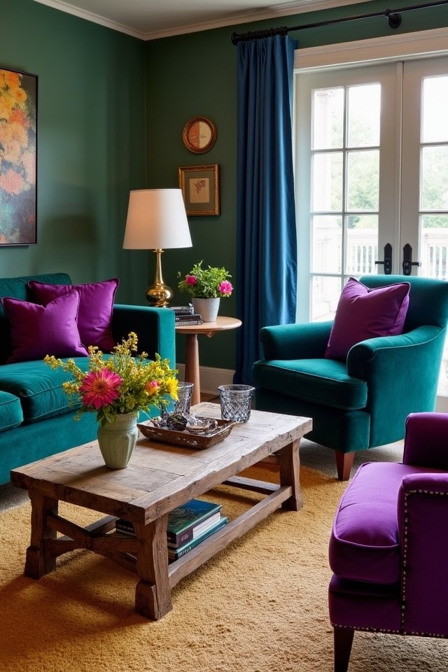 balanced vibrant color harmony