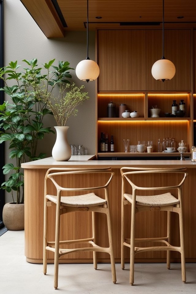 bamboo bar with tranquility
