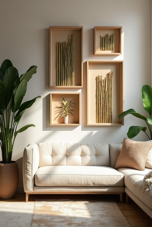 bamboo shadow box treasures