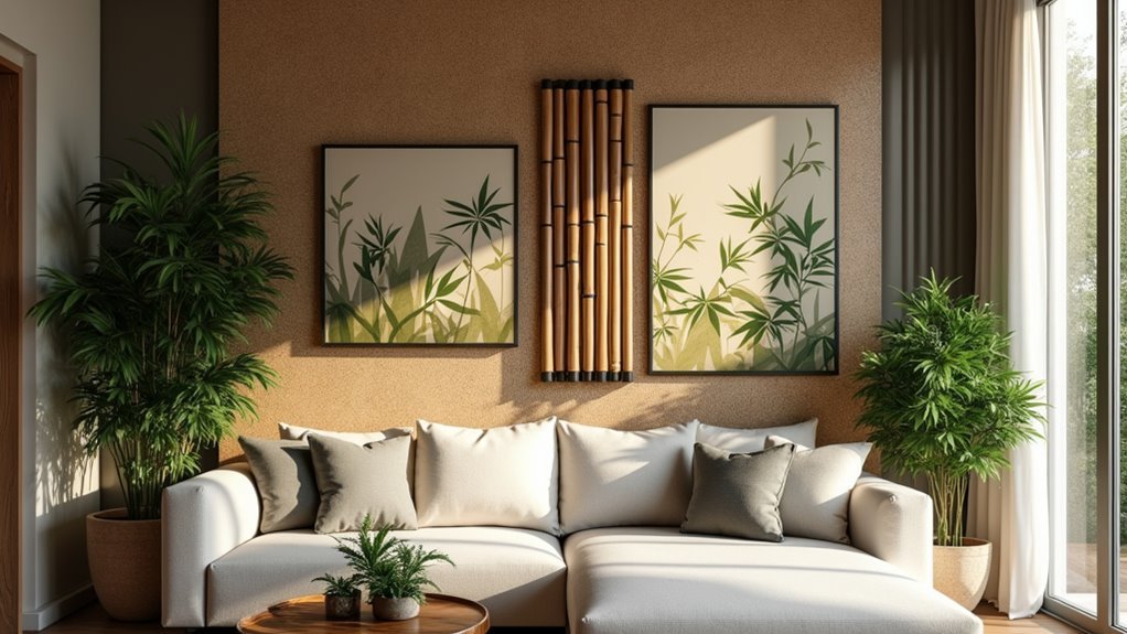 bamboo wall art inspirations