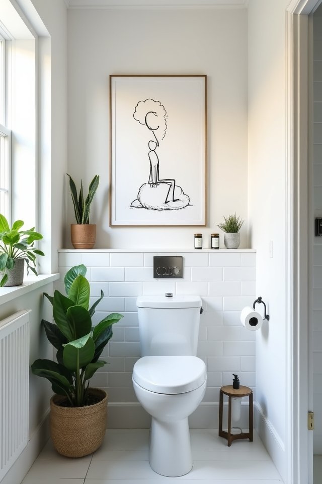 bathroom creativity and humor