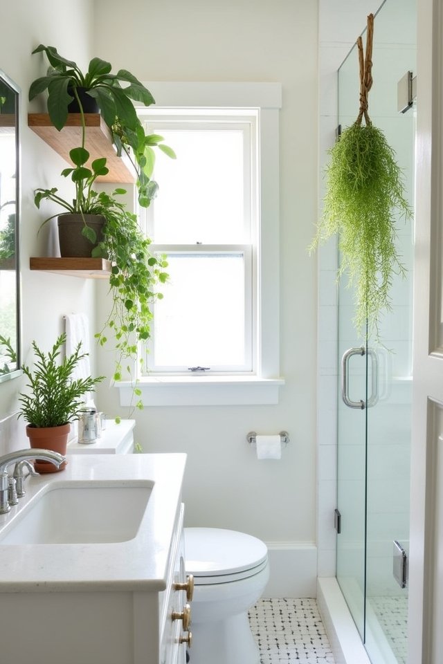 bathroom plants for ambiance