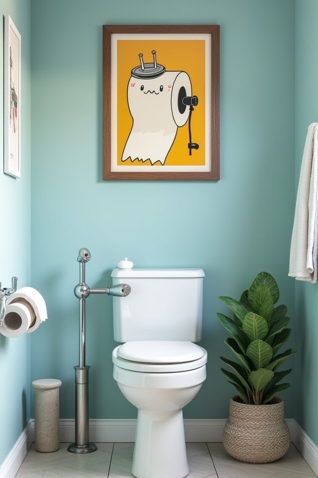 bathroom posters brighten moods