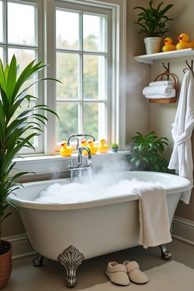 bathroom sanctuary for relaxation