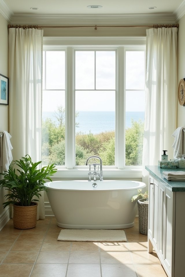 beach inspired tranquil oasis