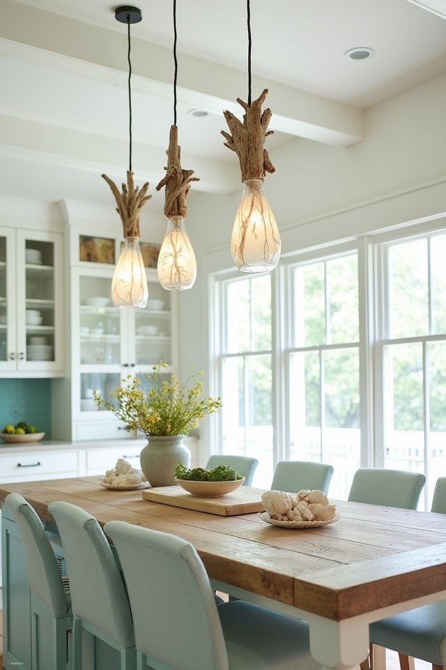 beachy kitchen lighting ideas